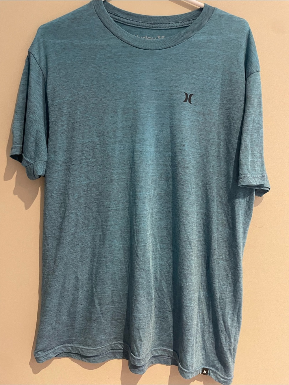 Hurley Men's Teal Crew Neck Tee